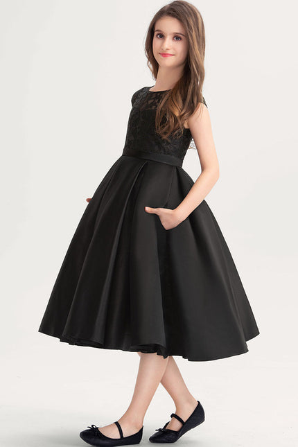 Robe Midi Élégance Sombre - gallery 4