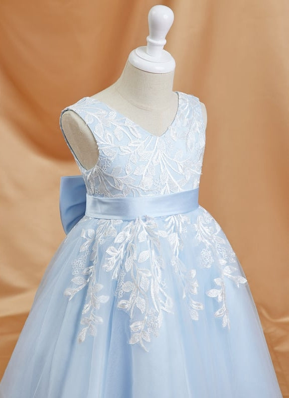 Robe Midi Tulle Bleu Pastel - gallery 4