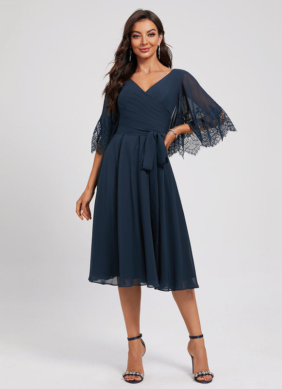 Robe Midi Longue Évasée - gallery 2