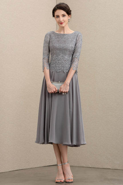 Robe Midi Flottante Lavande - gallery 2