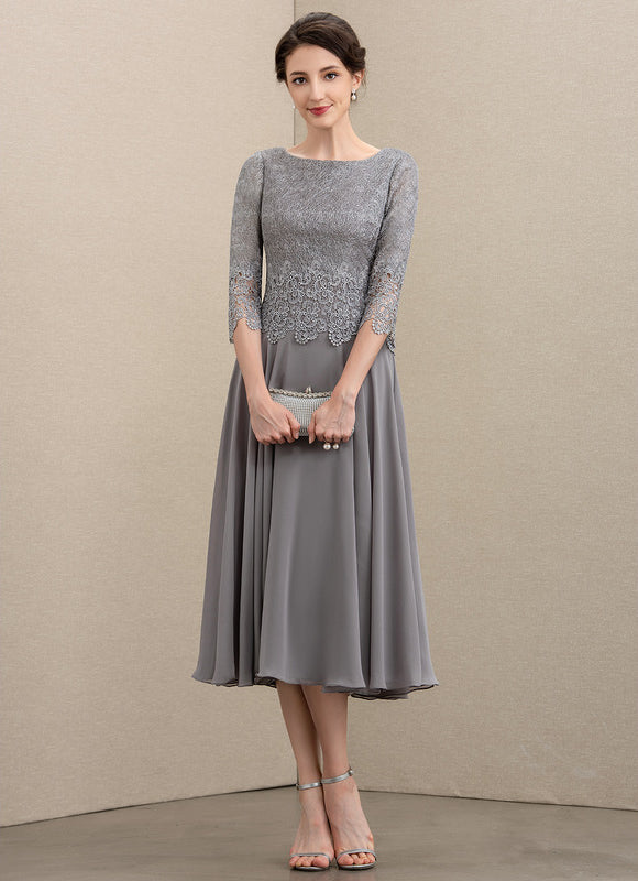 Robe Midi Flottante Lavande - gallery 2