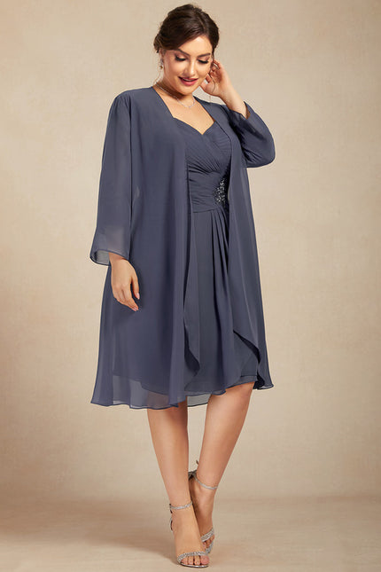 Robe Midi Satin Céleste - gallery 8
