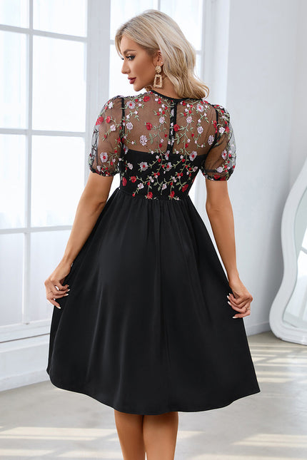 Robe Midi Broderie Illusion - gallery 4