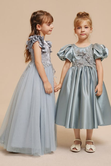 Robe Midi Satinée Enfant - gallery 7