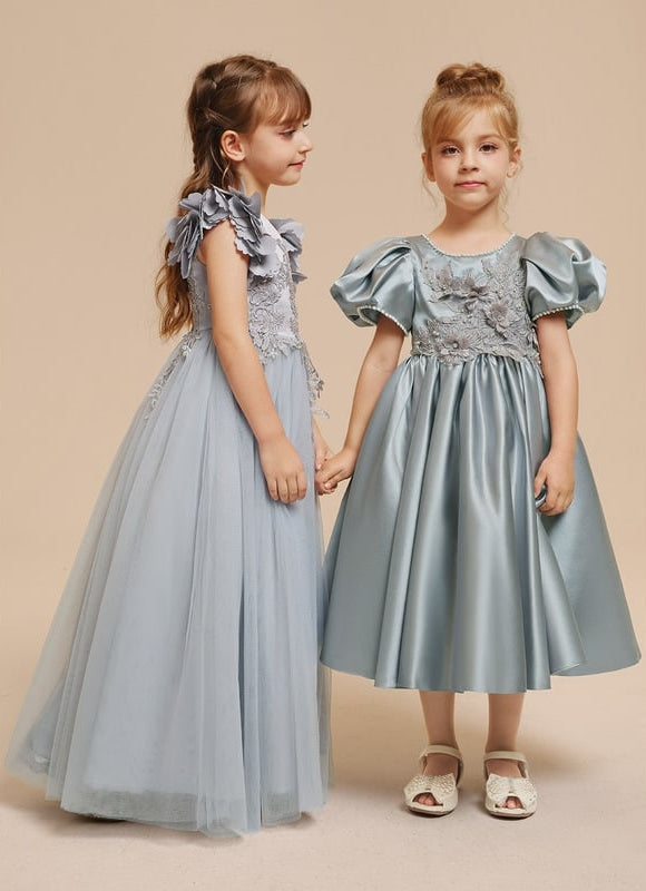 Robe Midi Satinée Enfant - gallery 7