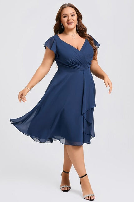 Robe Midi Trapèze Élégante - gallery 7