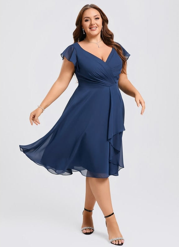 Robe Midi Trapèze Élégante - gallery 7