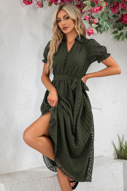 Robe Midi Chic Rayée - gallery 9
