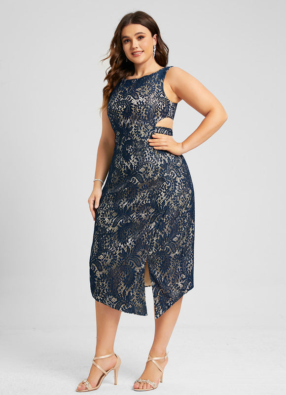 Robe Midi Nuit Dorée - gallery 6