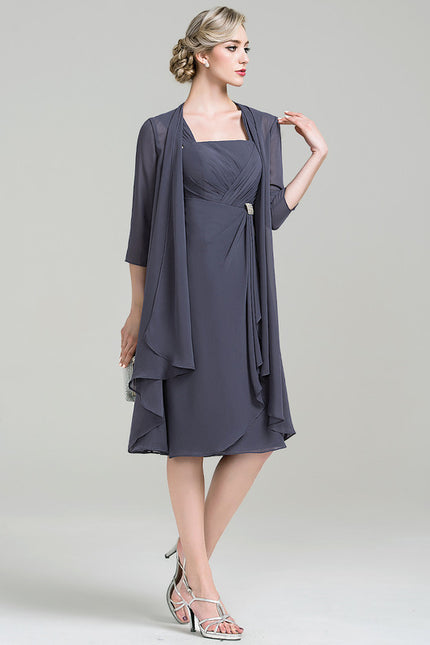 Robe Midi Élégance Minuit - gallery 4