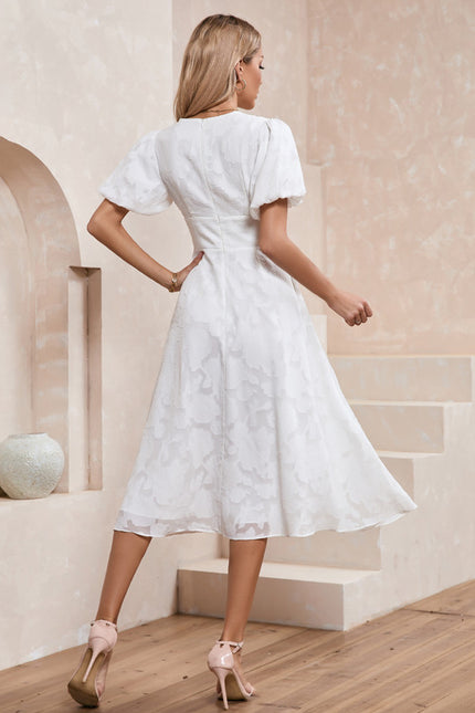Robe Midi Midi Texturée - gallery 2