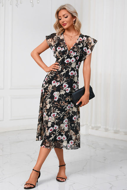 Robe Midi Florale Légère - gallery 6