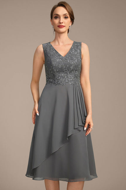 Robe Midi Sérénité Argentée - gallery 4