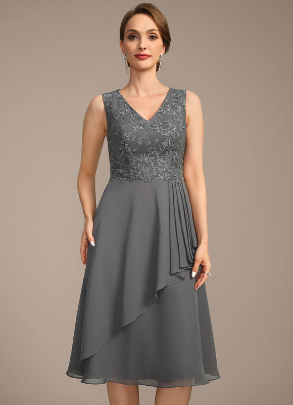 Robe Midi Sérénité Argentée - gallery 4
