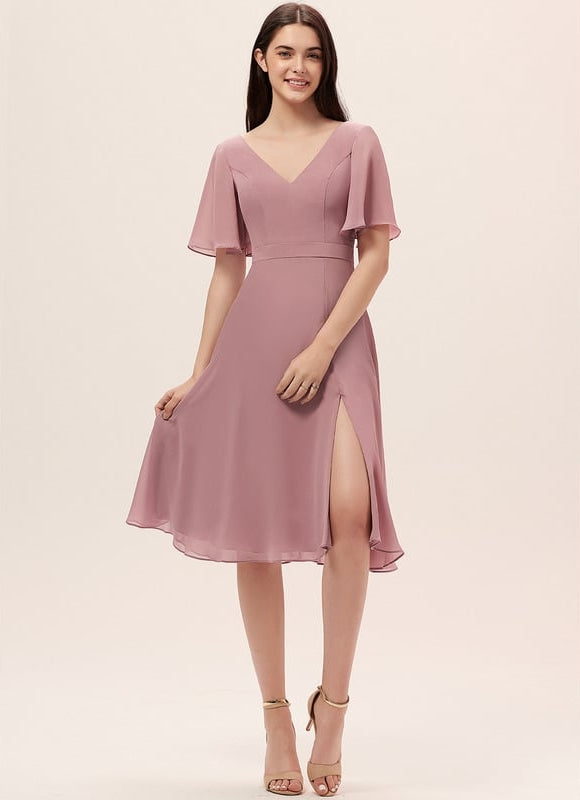 Robe Midi Aérienne Marine - gallery 2