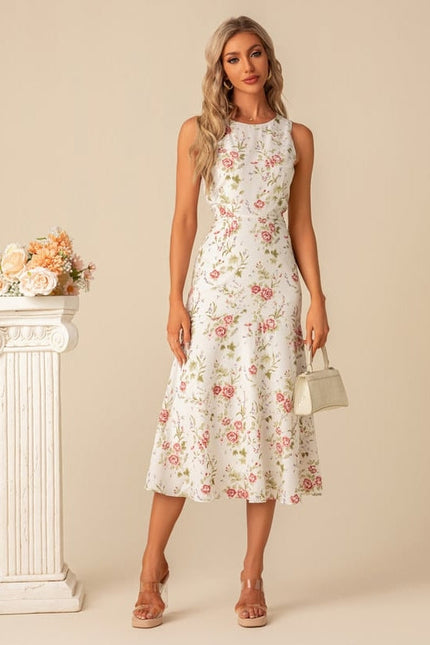 Robe Midi Florale Élégante - gallery 8