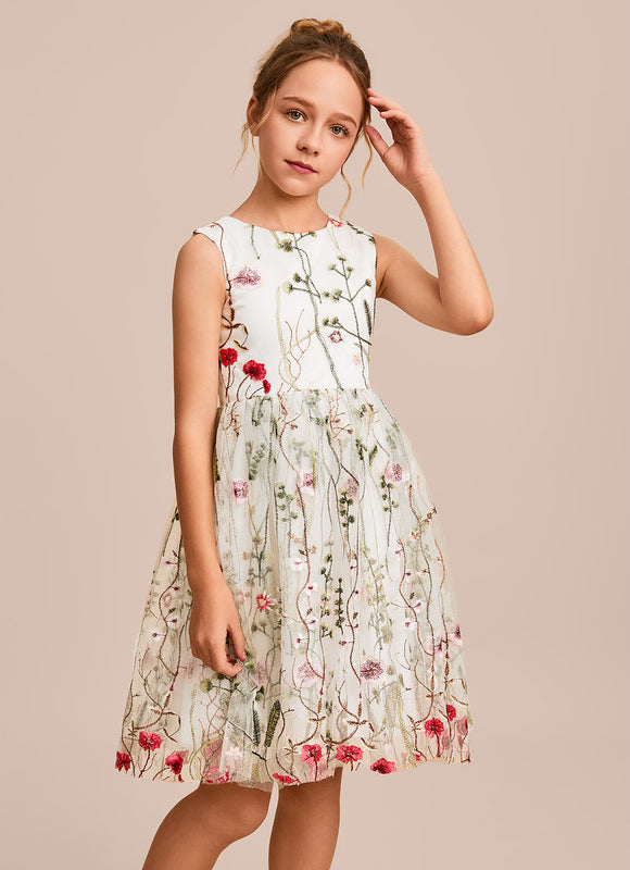 Robe Midi Fleurie Évasée - gallery 4