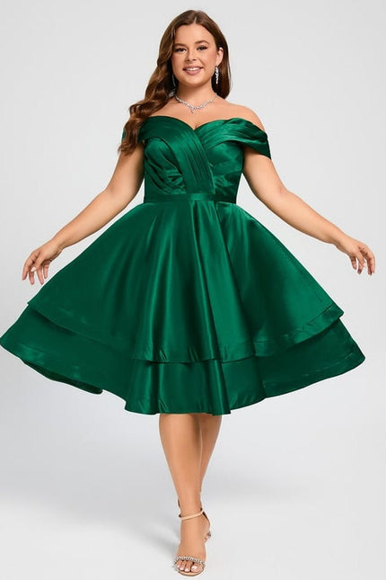 Robe Midi Émeraude Volante - gallery 5