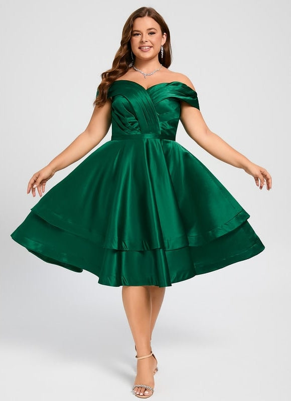 Robe Midi Émeraude Volante - gallery 5