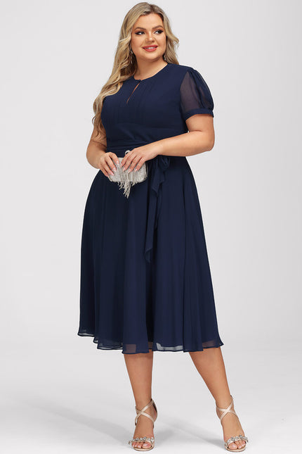 Robe Midi Chiffon Nuit - gallery 9