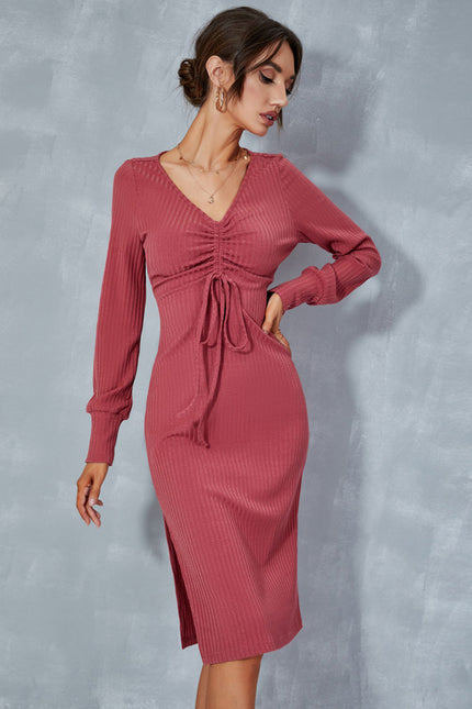 Robe Midi Moulante Texturée