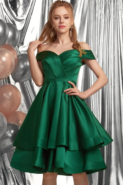 Robe Midi Émeraude Volante - gallery 3