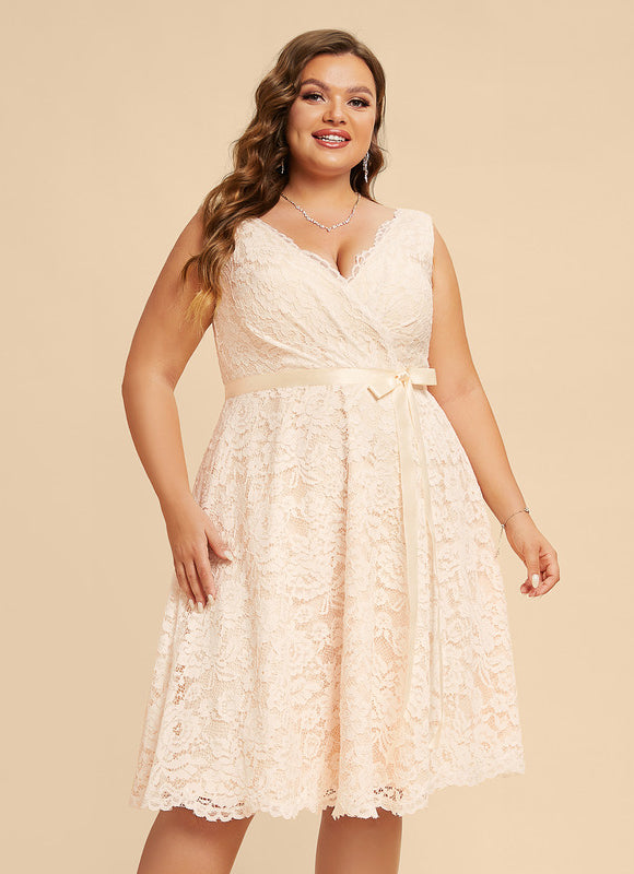 Robe Midi Dentelle Ivoire - gallery 5