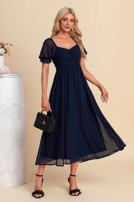 Robe Midi Vert D'Eau