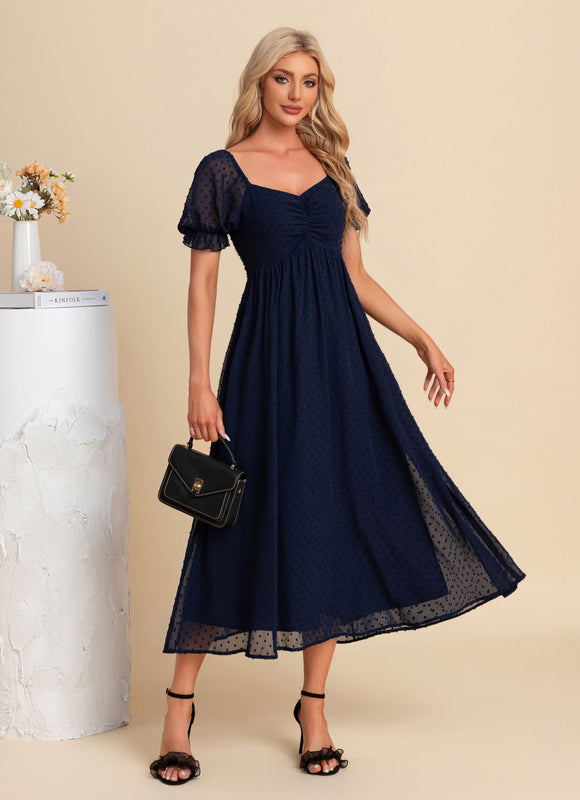 Robe Midi Vert D'Eau