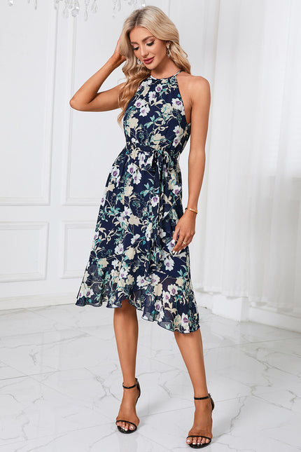 Robe Midi À Volants Florale - gallery 2