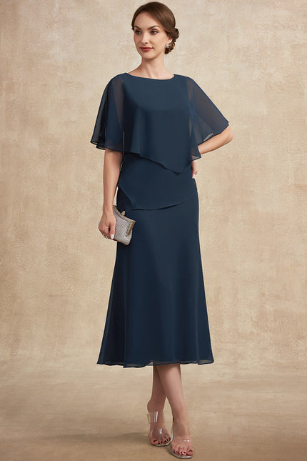 Robe Midi Élégance Azurée - gallery 6
