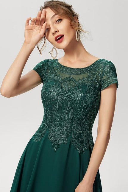 Robe Midi Émeraude Enchantée