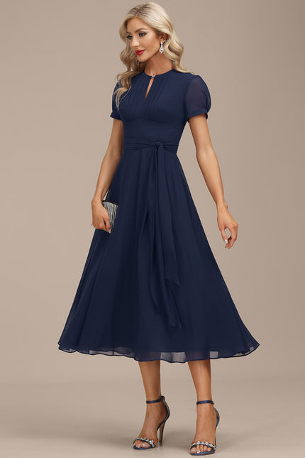 Robe Midi Chiffon Nuit - gallery 5