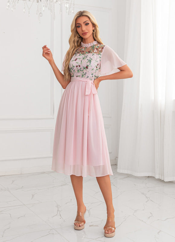 Robe Midi Illusion Florale - gallery 6