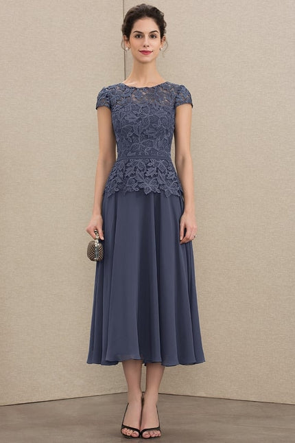Robe Midi Élégance Azurante - gallery 1