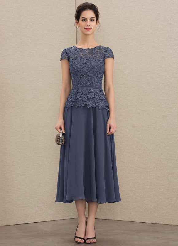 Robe Midi Élégance Azurante - gallery 1