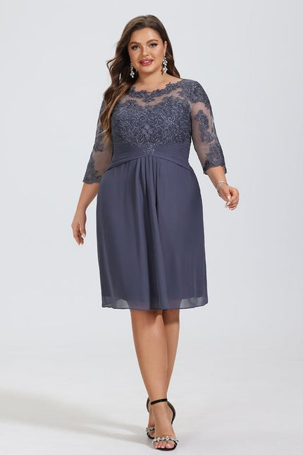 Robe Midi Nuit Élégante - gallery 6