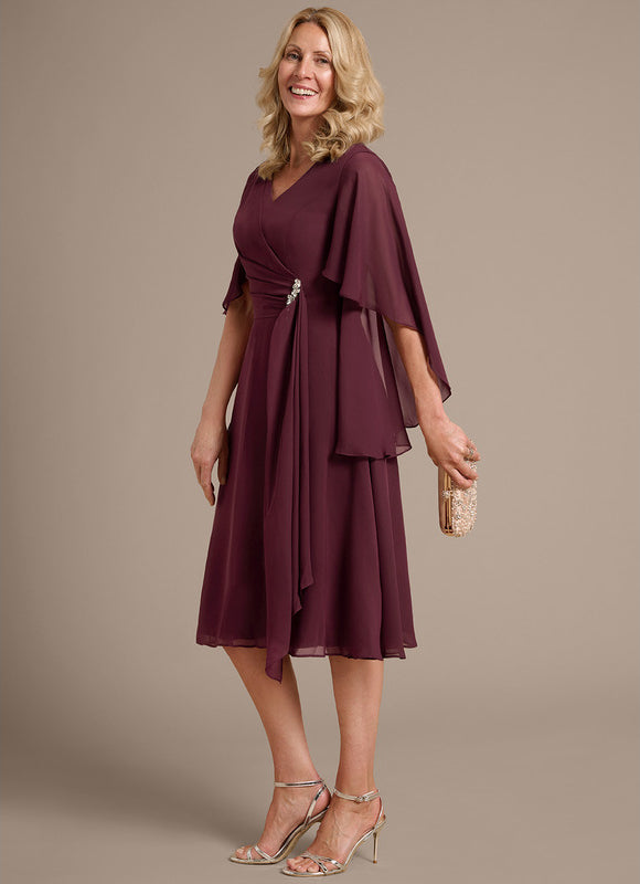 Midi Robe De Soirée Chic Pour Mariage - gallery 4