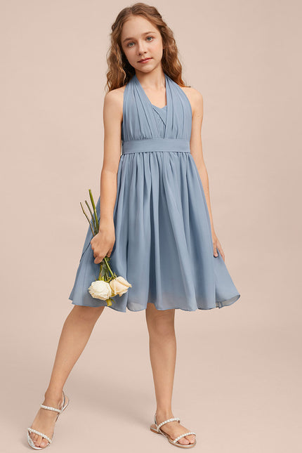 Robe Midi Chiffon Céleste - gallery 9