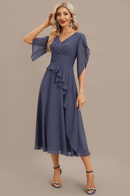 Robe Midi Fluide Élégante - gallery 3