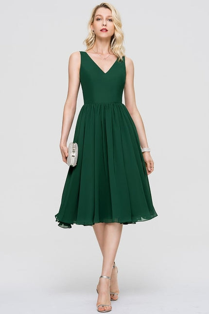 Robe Midi Aérienne Marine - gallery 7