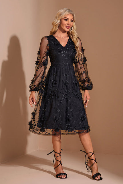 Robe Midi Évasée - gallery 1