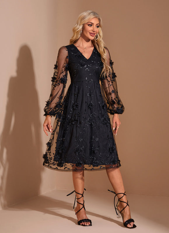 Robe Midi Évasée - gallery 1