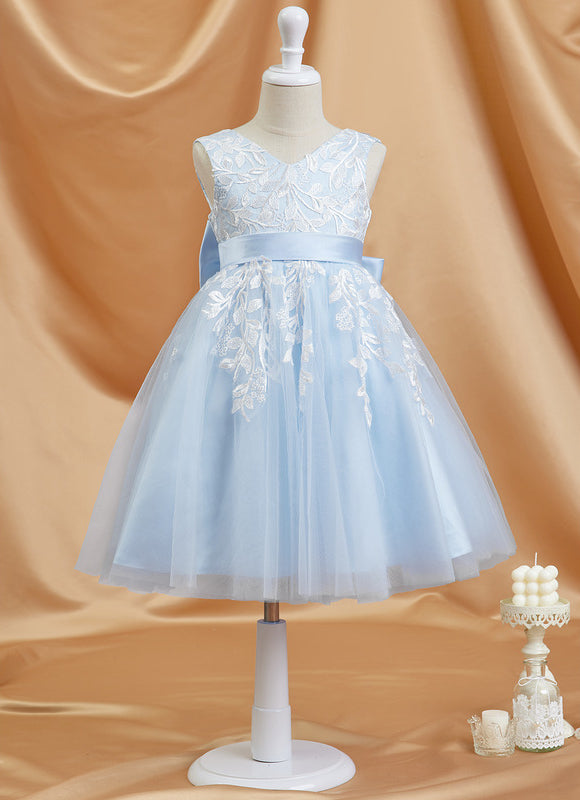 Robe Midi Tulle Bleu Pastel - gallery 3