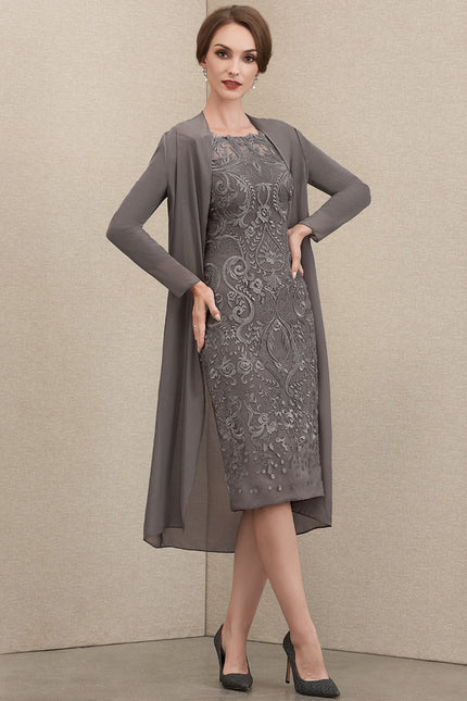 Robe Midi Charme Argenté - gallery 4