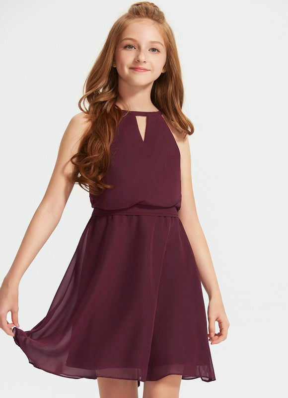 Robe Midi Mousseline Verte