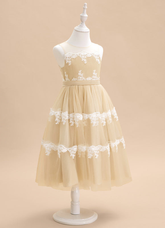 Robe Midi Tulle Doré - gallery 4