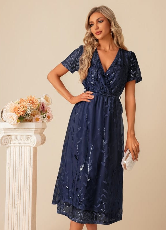 Robe De Soirée Grande Taille Midi - gallery 8