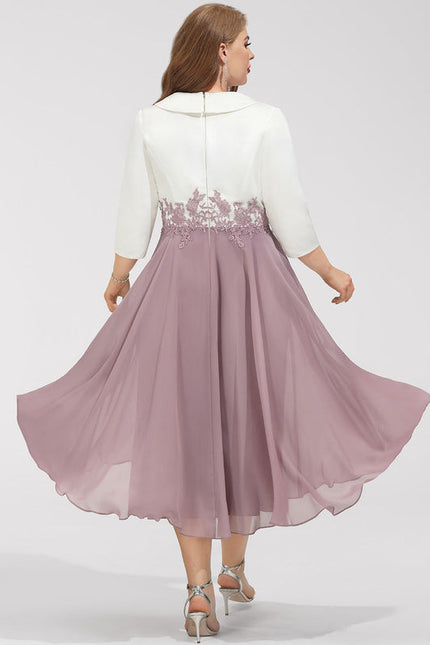 Robe Midi Élégante Lavande - gallery 8