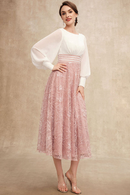 Robe Midi Fleurie Éclatante - gallery 5